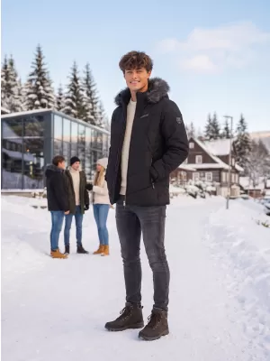 Muška zimska jakna ALTISPORT BALDER CRNO