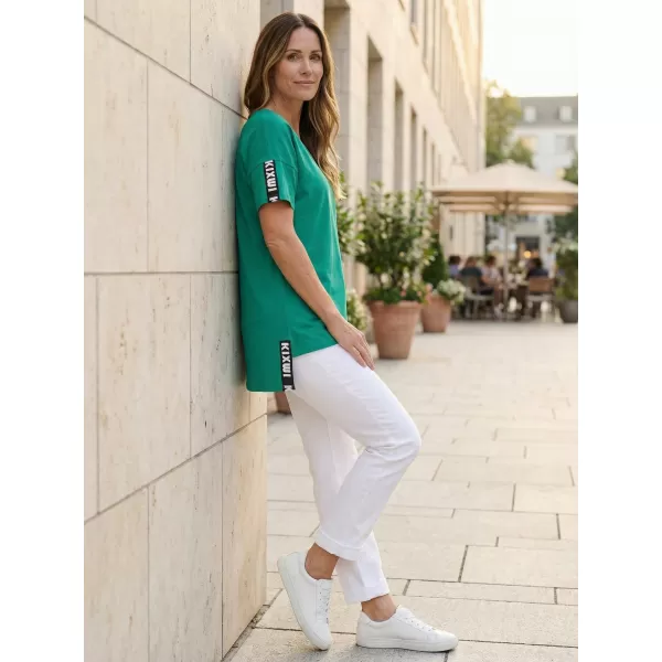  Ženska majica kratkih rukava KIXMI RANYA ZELENA 