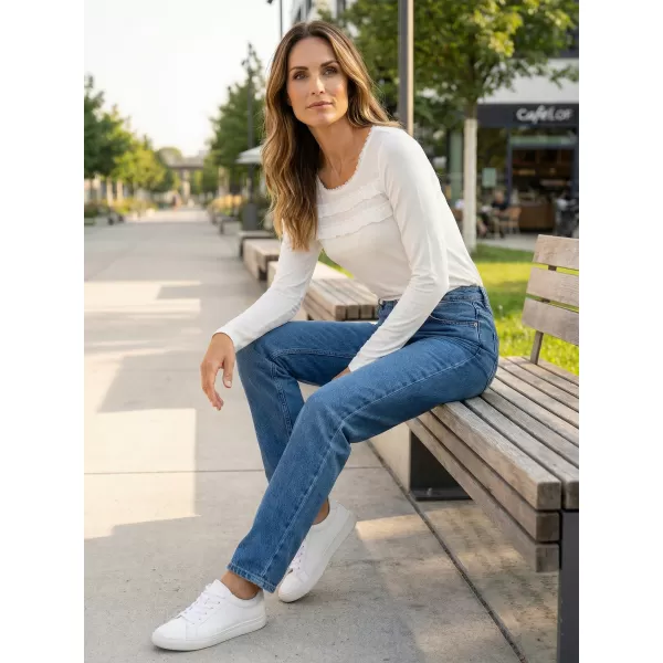  Ženska majica kratkih rukava KIXMI RACHEL BIJELA 