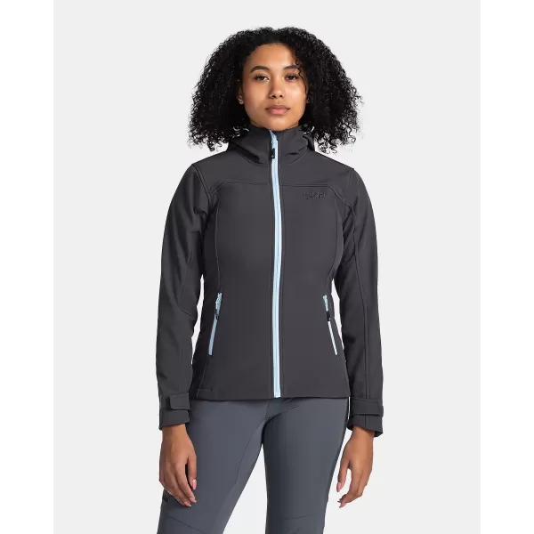  Ženska softshell jakna KILPI RAVIA-W TL0109KI TAMNO SIVA/PLAVA 