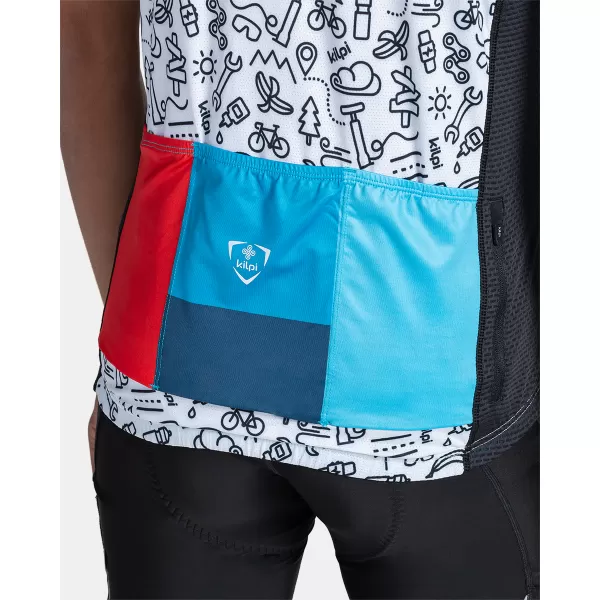  Muški biciklistički dres KILPI RIVAL-M TM0355KI CRNA 