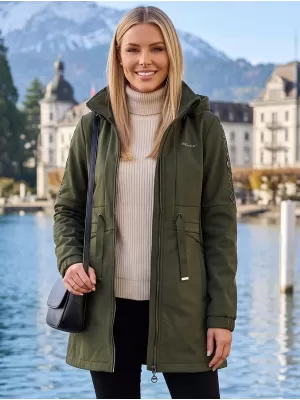 Ženski softshell kaput KIXMI RHODIE VOJNOG