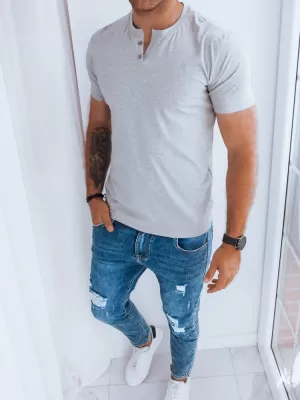Košulja DSTREET RX5324 SIVI ISTAKNUTI DIJELOVI