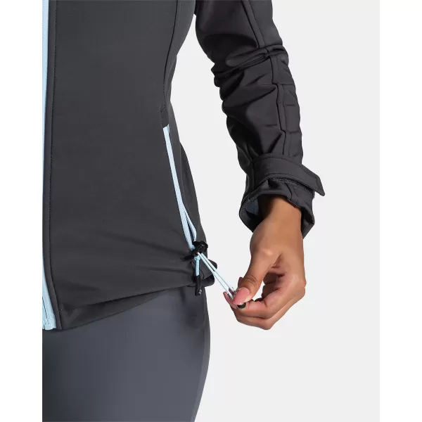  Ženska softshell jakna KILPI RAVIA-W TL0109KI TAMNO SIVA/PLAVA 