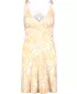 Haljina NORDBLANC V-NECK NBSLD7804 ŽUTO/BIJELO