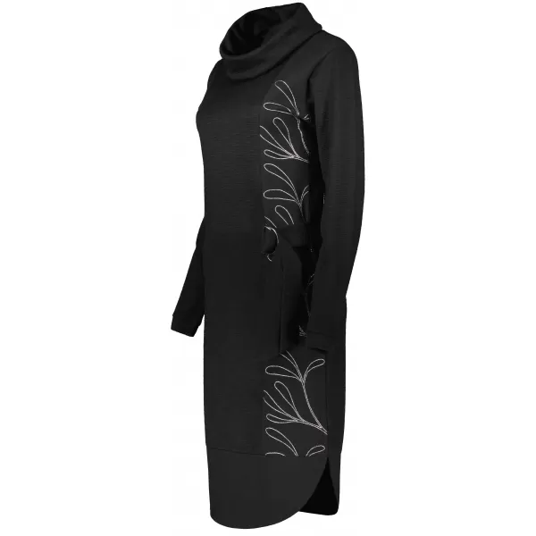  Ženska sweatshirt haljina KIXMI RENIE CRNO 