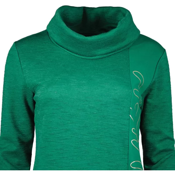  Ženska sweatshirt haljina KIXMI RENIE ZELENA 