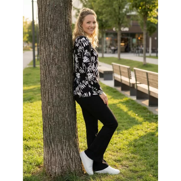  Ženska majica kratkih rukava KIXMI ROAN CRNO 