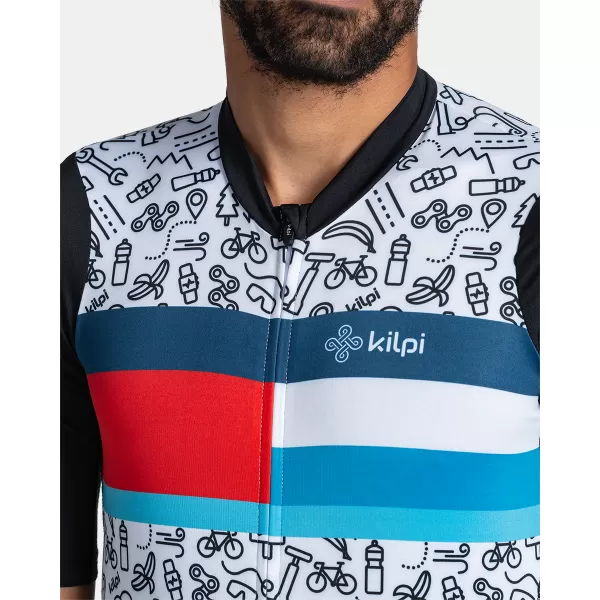  Muški biciklistički dres KILPI RIVAL-M TM0355KI CRNA 
