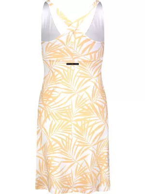 Haljina NORDBLANC V-NECK NBSLD7804 ŽUTO/BIJELO