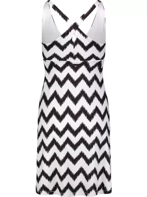Haljina NORDBLANC V-NECK NBSLD7804 CRNA