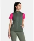 Ženski softshell prsluk KILPI MONILEA-W TL0111KI TAMNO ZELENA