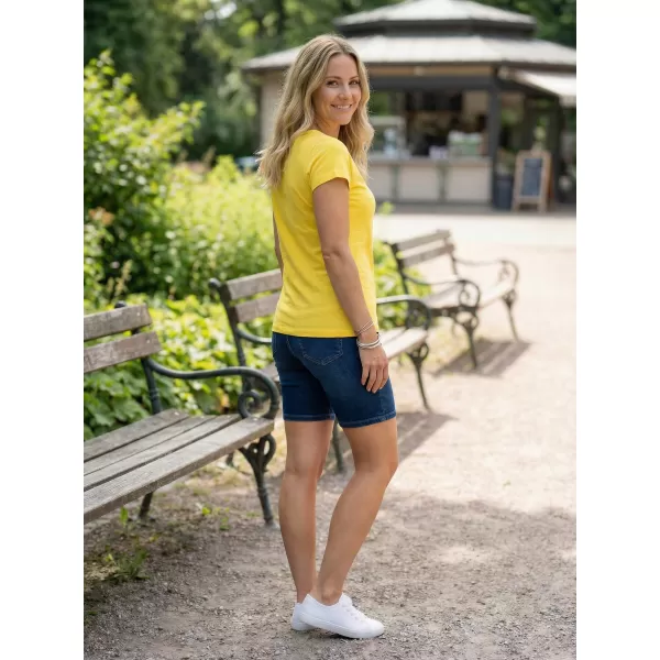  Ženska majica kratkih rukava ALTISPORT ALW178122 LIMUN 