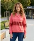 Ženski sweatshirt KIXMI RANDY RUŽIČASTA
