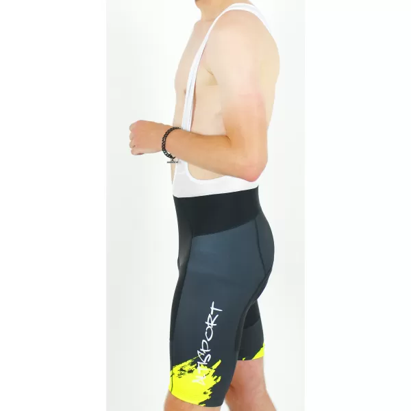  Muške vrhunske biciklističke hlače ALTISPORT SWE/ALM01S13 NEON ŽUTA 