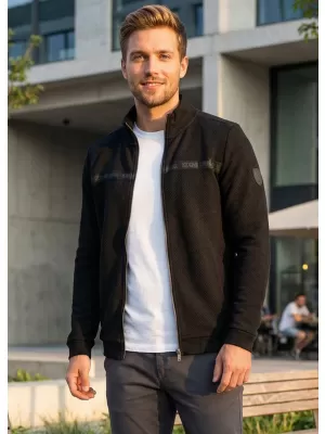 Muški sweatshirt KIXMI REUBEN CRNO