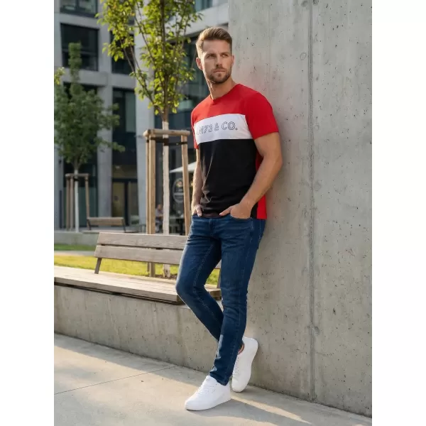  Muška majica kratkih rukava SAM 73 SEAMUS MT 828 CRVENA 