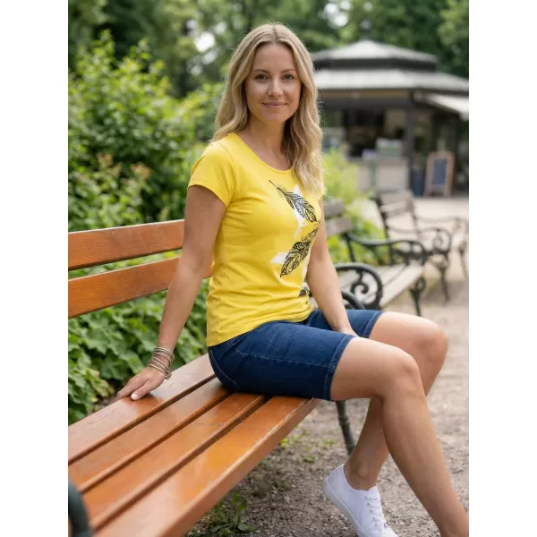  Ženska majica kratkih rukava ALTISPORT ALW178122 LIMUN 