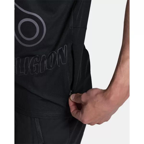  Muški biciklistički dres KILPI REMIDO-M TM0361KI CRNA 
