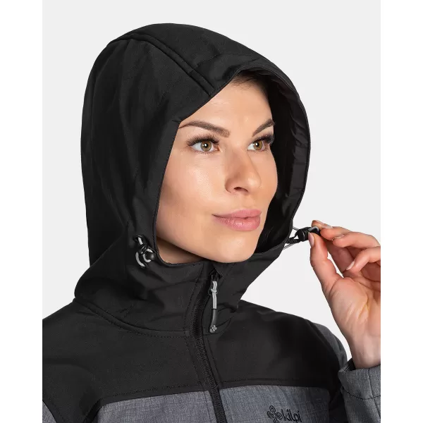  Ženska softshell jakna KILPI RAVIA-W TL0109KI TAMNOSIVA 