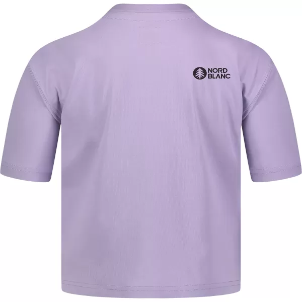  Ženski skraćeni top NORDBLANC CROPTOP NBSLT7819 LJUBIČASTA 