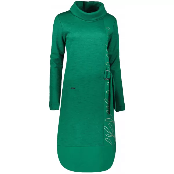  Ženska sweatshirt haljina KIXMI RENIE ZELENA 