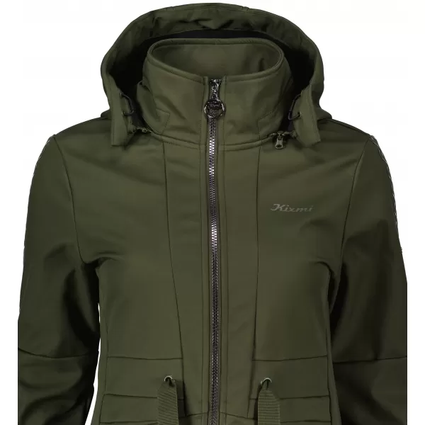  Ženski softshell kaput KIXMI RHODIE VOJNOG 