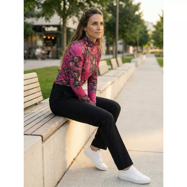  Ženska dolčevita KIXMI RINA RUŽIČASTA 