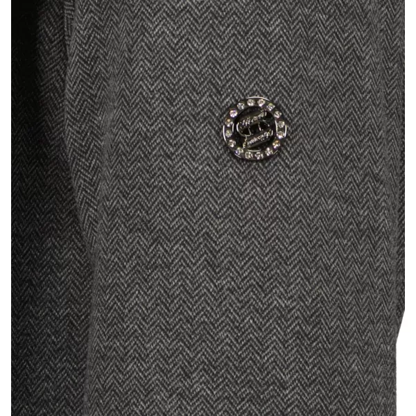  Ženski dugi sweatshirt KIXMI ROSAMUNDA TAMNO SIVI MELANGE 