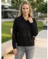 Ženski sweatshirt KIXMI RANDY CRNO
