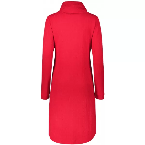  Ženska sweatshirt haljina KIXMI RIVA CRVENA 