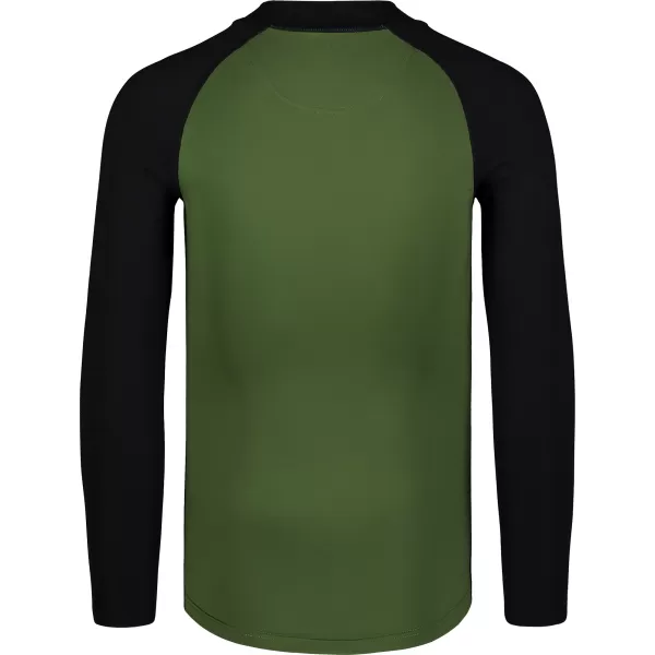  Muška majica s UV zaštitom NORDBLANC SURFER NBSMF7867 ZELENA/CRNA 