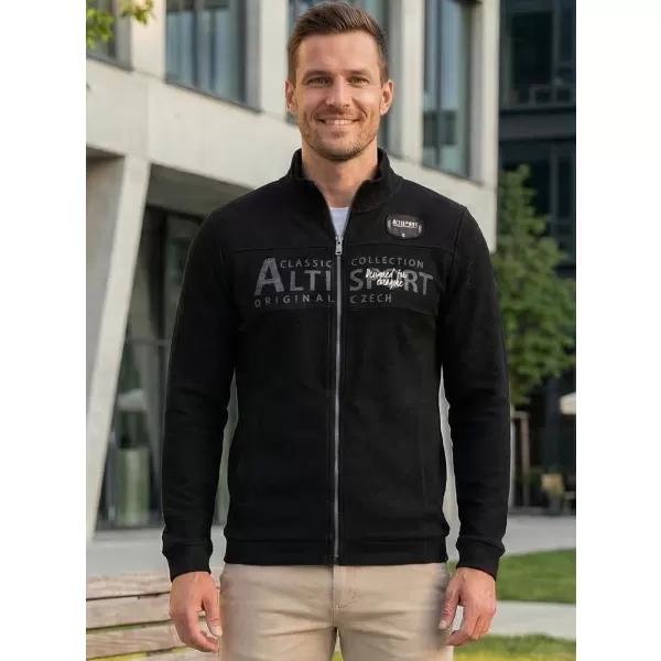  Muški sweatshirt ALTISPORT BLAKE CRNO 