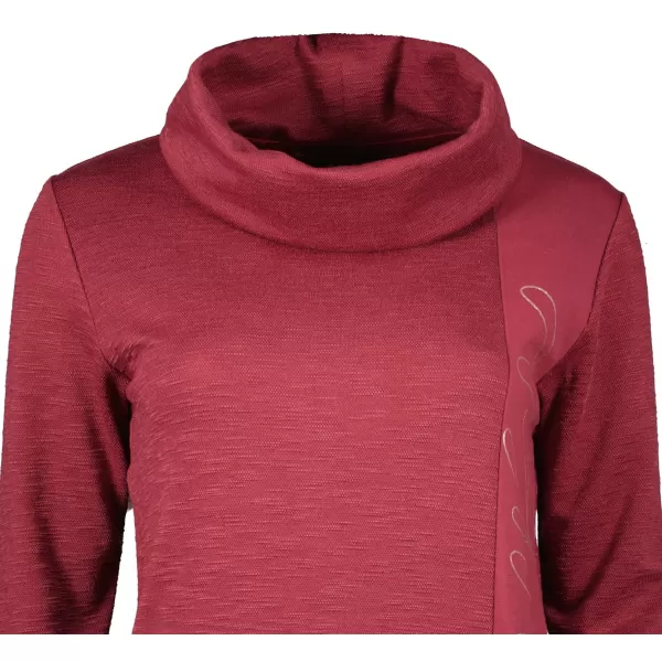  Ženska sweatshirt haljina KIXMI RENIE TAMNOCRVENA 