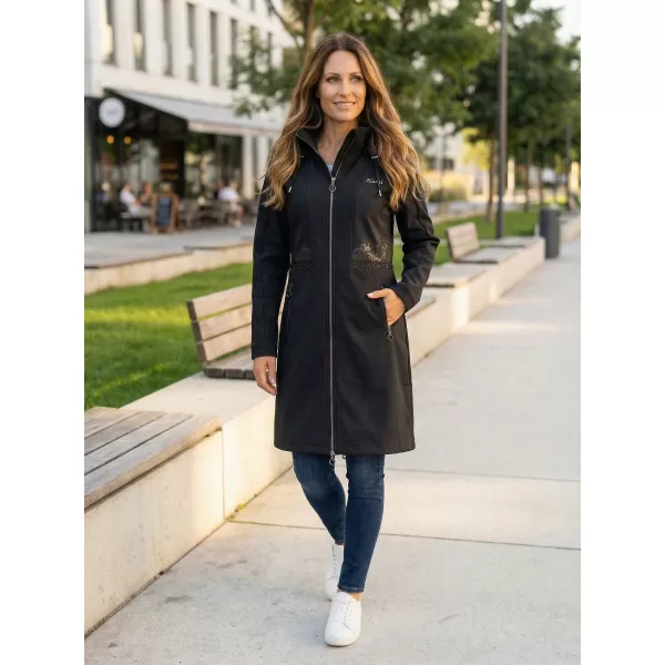 Ženski softshell kaput KIXMI RITA CRNO 