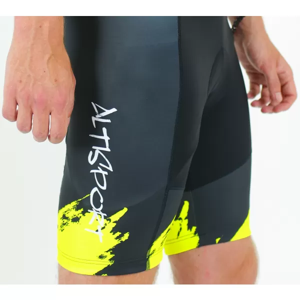  Muške vrhunske biciklističke hlače ALTISPORT SWE/ALM01S13 NEON ŽUTA 