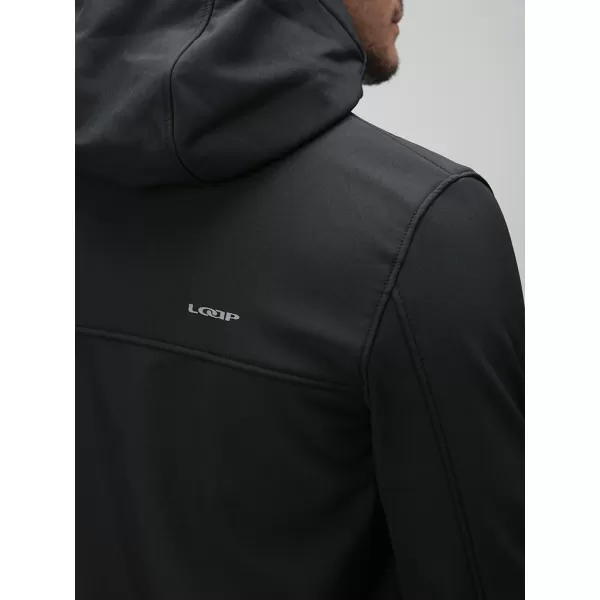  Muška softshell jakna LOAP LUPRON OLM2307 TAMNOSIVA 