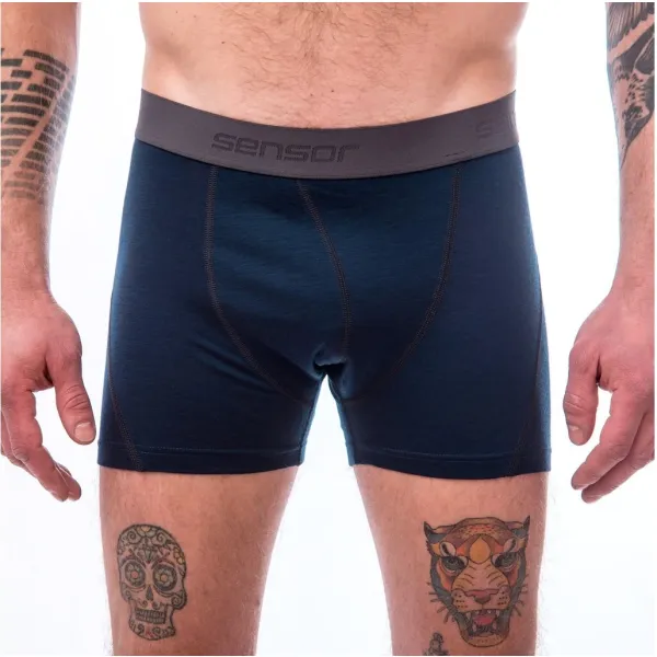  Muške bokserice SENSOR MERINO ACTIVE DEEP BLUE 