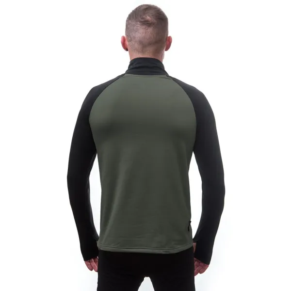  Muška termo majica SENSOR COOLMAX THERMO OLIVE GREEN/BLACK 