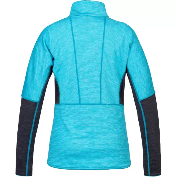  Ženski sweatshirt HANNAH MEDA ČISTA VODA/ANTRACIT MEL 