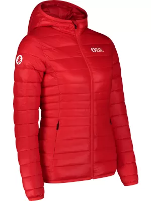 Prošivena ženska jakna NORDBLANC SPARKLE NBWJL7947 CRVENA