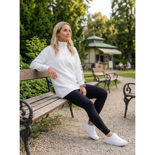  Ženska produžena majica SAM 73 ASAJJ WM 781 PRLJAVO BIJELO 