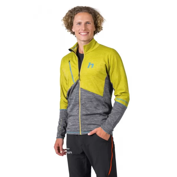  Muški sweatshirt HANNAH NIRO CITRONELA/SVIJETLO SIVA MEL 