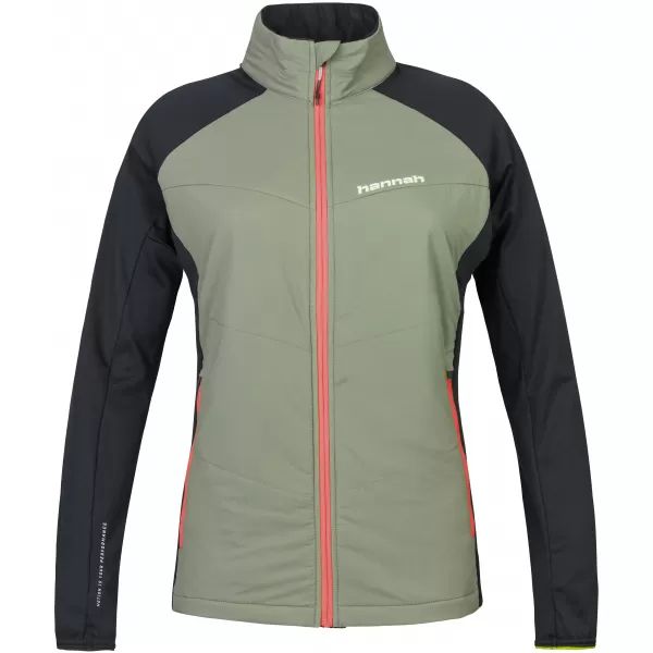  Ženski sweatshirt HANNAH MAKANA SPALJENA MASLINA/ANTRACIT 