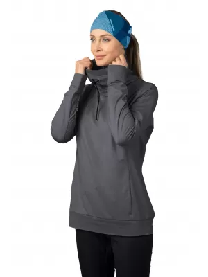 Ženski sweatshirt HANNAH TAURA ASFALT MEL