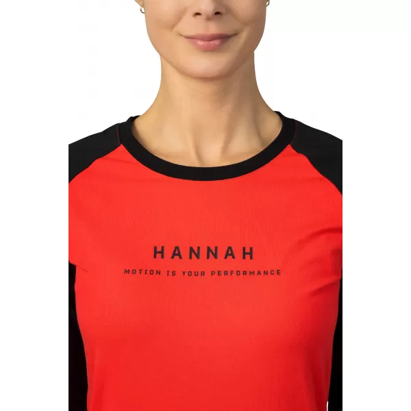 Ženska majica s dugim rukavima HANNAH PRIM HIBISKUS/ANTRACIT 