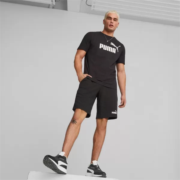  Muška majica kratkih rukava PUMA ESS+ 2 COL LOGO TEE 586759-61 CRNA 