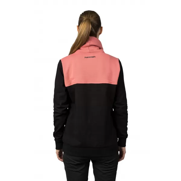  Ženski sweatshirt HANNAH SIBELE ANTRACIT/UVELA RUŽA 