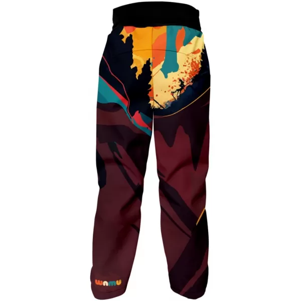  Bebe softshell hlače WAMU MOUNTAIN BIKE TMAVÁ OBOJENI 
