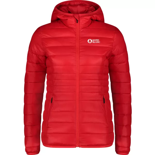  Prošivena ženska jakna NORDBLANC SPARKLE NBWJL7947 CRVENA 
